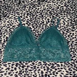 Emerald green bralette